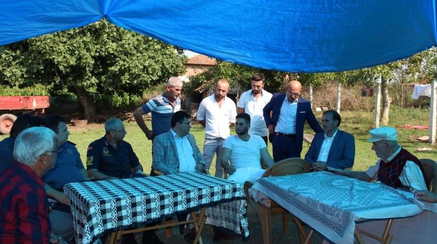 Mayına basarak yaralanan askere protokolden moral