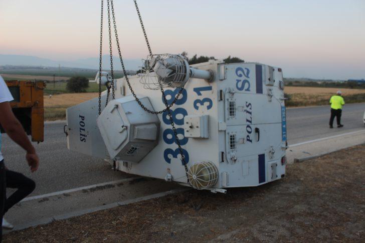Son dakika: Hatay'da zırhlı polis aracı devrildi! Yaralılar var G3
