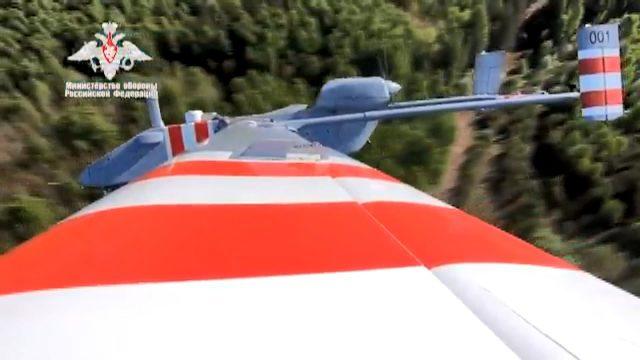 Rusya, insansız hava aracı ForpostR'ın ilk uçuş görüntülerini yayınladı