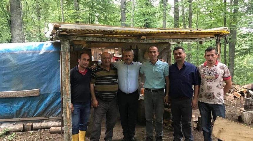 Milletvekili Ünal ’dan sayvanda orman köylüsüne ziyaret