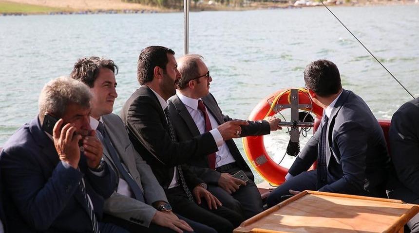 Vali Cüneyt Epcim, Demirözü Barajında incelemelerde bulundu