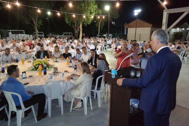 Kaymakam Cinbir’e veda yemeğinde sevgi seli