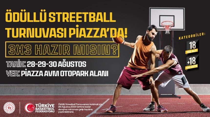 Şanlıurfa Piazza&rsquo;da Streetball Turnuvası