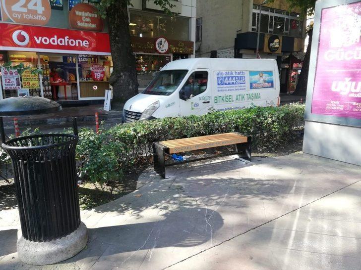 Yürüyüş yolunda banklar yenilendi G3