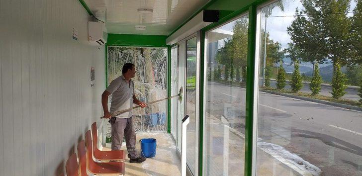 Yürüyüş yolunda banklar yenilendi G5