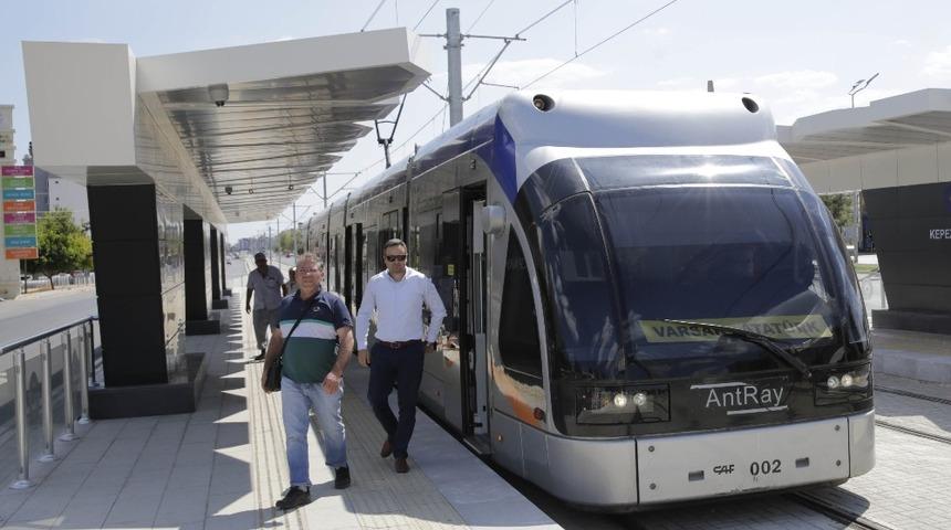 3. Etap Raylı Sistemde Varsak-Otogar hattı hizmette