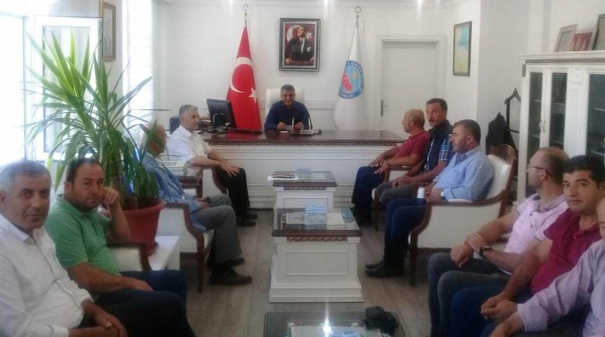 Mahalle muhtarlarından Kaymakam &Ouml;zkan&rsquo;a ziyaret