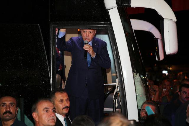 Cumhurbaşkanı Erdoğan Güneysu'da