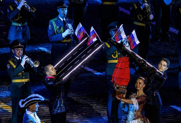 Kızıl Meydan'da Türk mızıkasının gösterisi G1