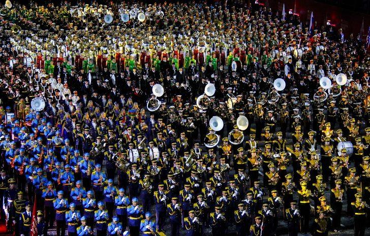 Kızıl Meydan'da Türk mızıkasının gösterisi G2