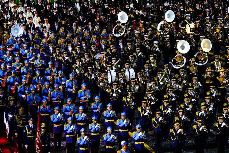 Kızıl Meydan'da Türk mızıkasının gösterisi G3