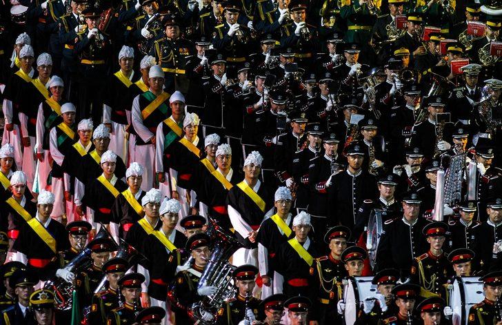 Kızıl Meydan'da Türk mızıkasının gösterisi G4