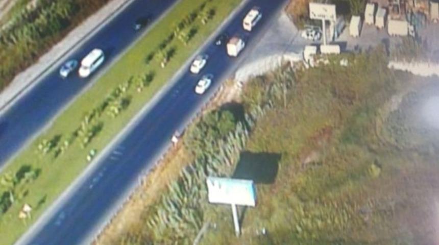 Antalya trafiği havadan denetlendi