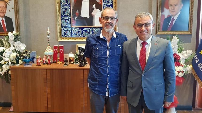 Başkan İsmail Taş&ccedil;ıoğlu&rsquo;dan Alim Işık&rsquo;a &rsquo;hayırlı olsun&rsquo; ziyareti