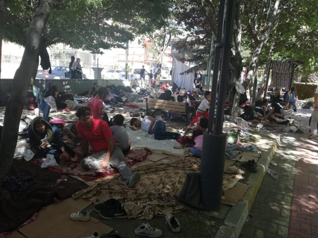 Van&rsquo;da site sakinlerinden &ouml;rnek davranış