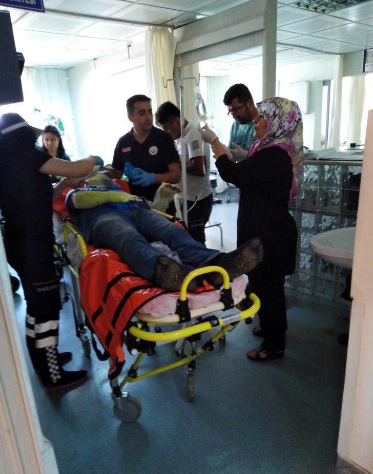 MHP İlçe Başkanı teknede çıkan yangında ağır yaralandı G1