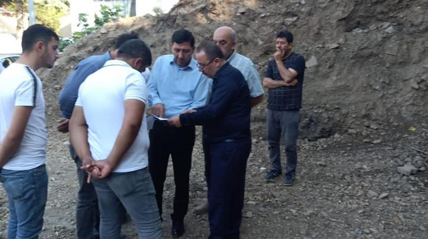 Başkan Sever, &ccedil;alışmaları inceledi