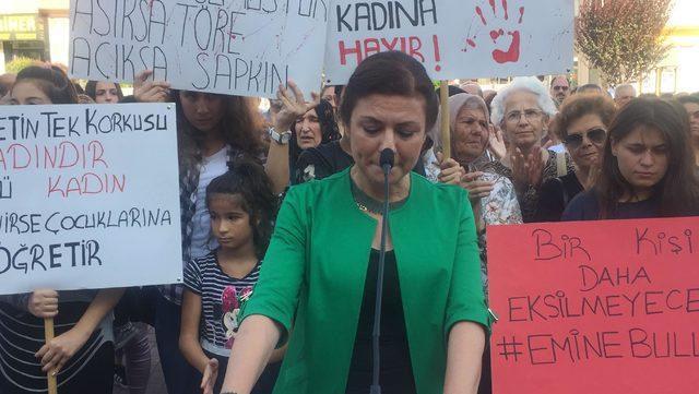 Safranbolu'lu kadınlar Emine Bulut cinayetini protesto etti