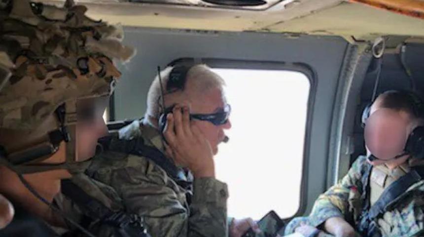 Pentagon'dan 'Fırat'ın doğusunda ilk ortak helikopter u&ccedil;uşu' a&ccedil;ıklaması