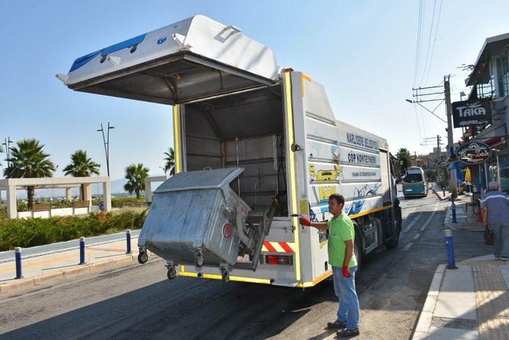Çöp kutularına hijyenik bakım G2