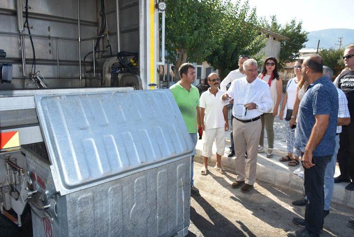 Çöp kutularına hijyenik bakım G4