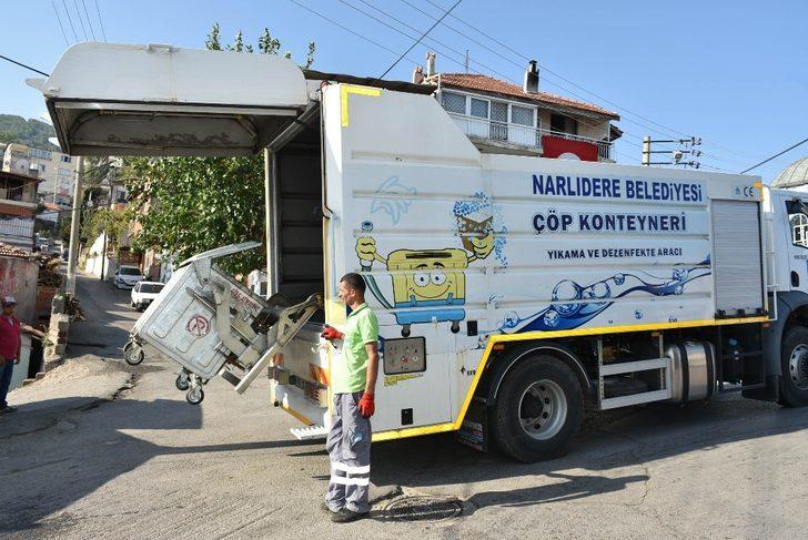 Çöp kutularına hijyenik bakım G5