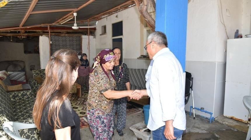 Vali Deniz şehidin ailesini unutmadı