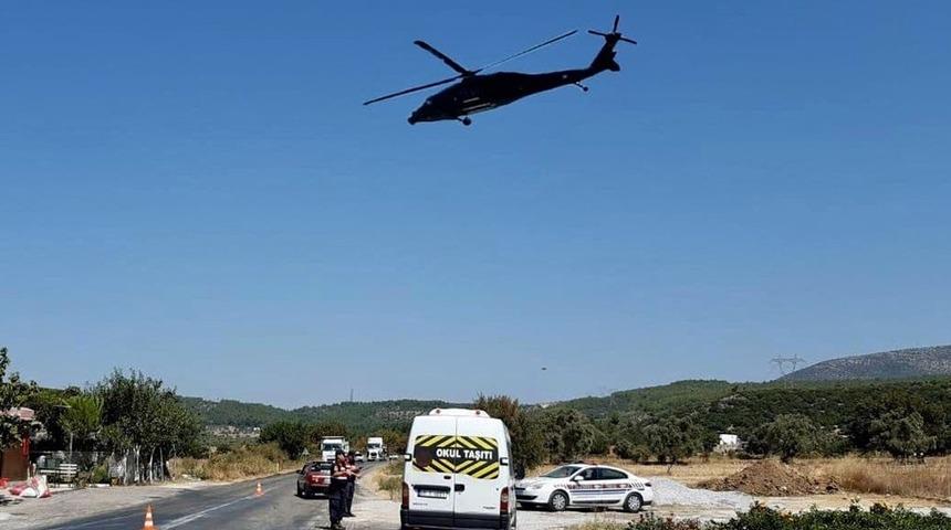 Jandarma s&uuml;r&uuml;c&uuml;leri havadan denetliyor