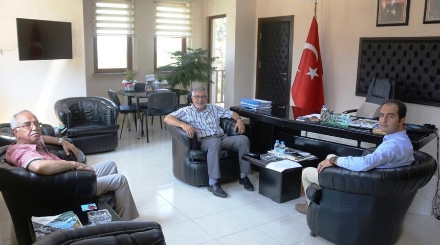 Kaymakam Uzan&rsquo;dan Başkan Bozkurt&rsquo;a ziyaret