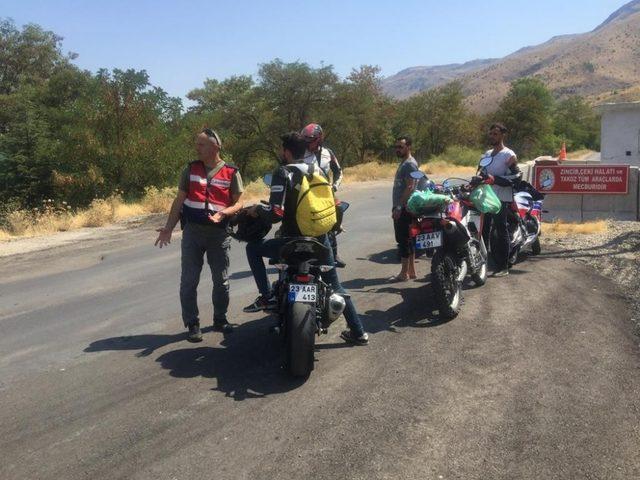 Elazığ’da jandarmadan  motosiklet denetimi