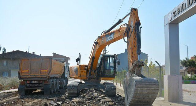 Lapseki çevre yolu düzenleniyor