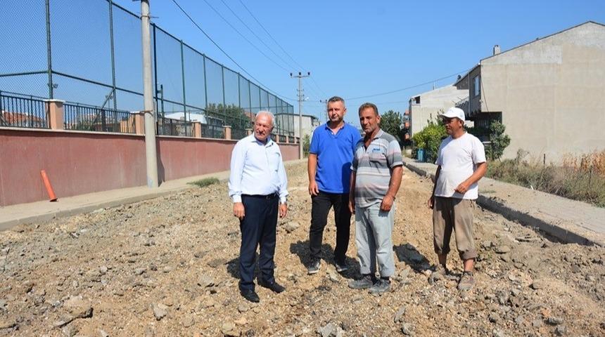 Lapseki &ccedil;evre yolu d&uuml;zenleniyor
