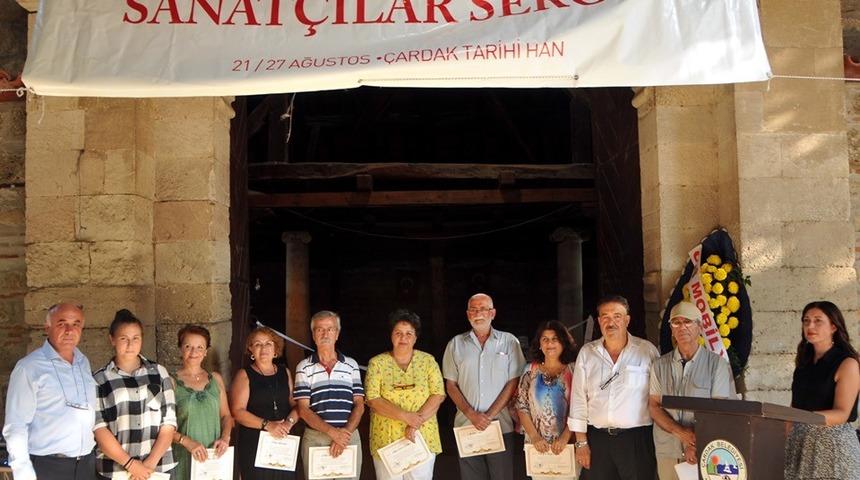 6. Geleneksel &Ccedil;ardaklı Sanat&ccedil;ılar Resim Sergisi a&ccedil;ıldı
