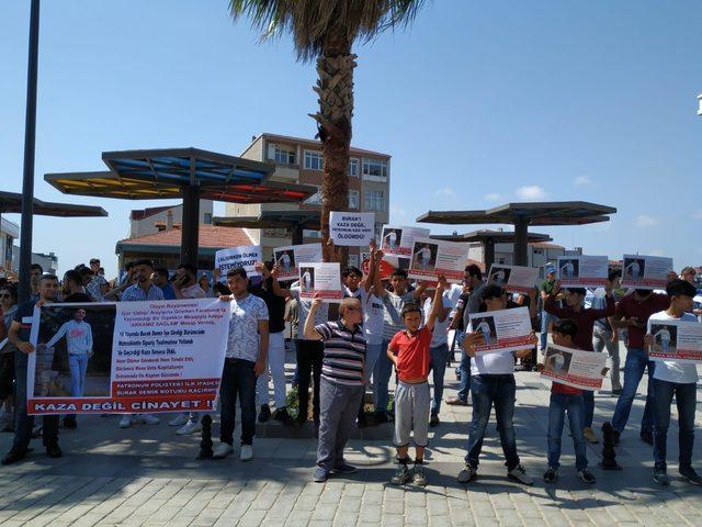Burak Demir'in TIR'ın altında ezilmesi moto kuryeler tarafından protesto edildi