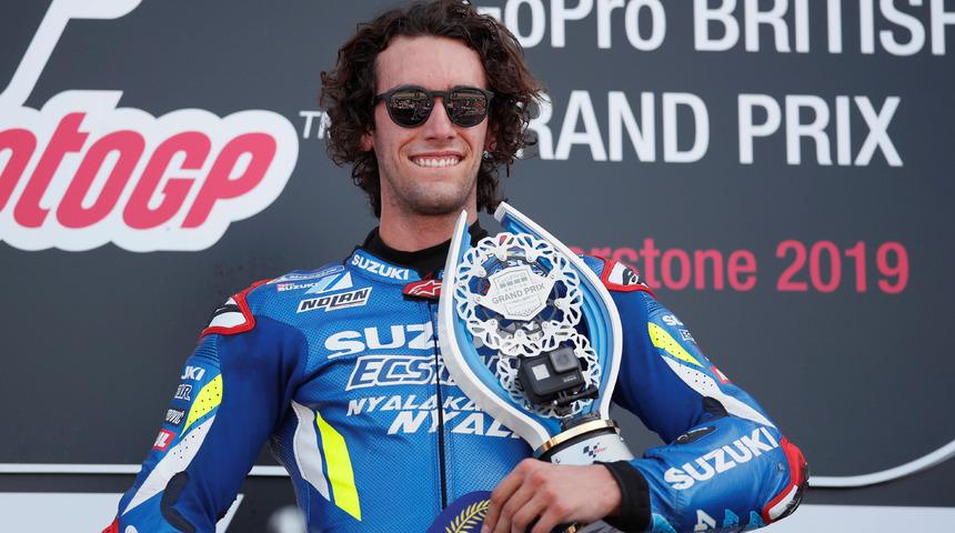MotoGP Büyük Britanya'da zafer Alex Rins