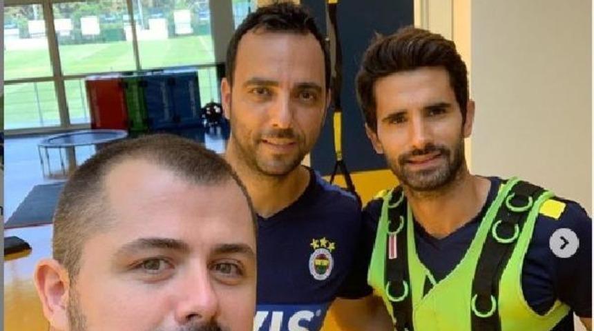 Alper Potuk izin gününde tesiste çalışıyor