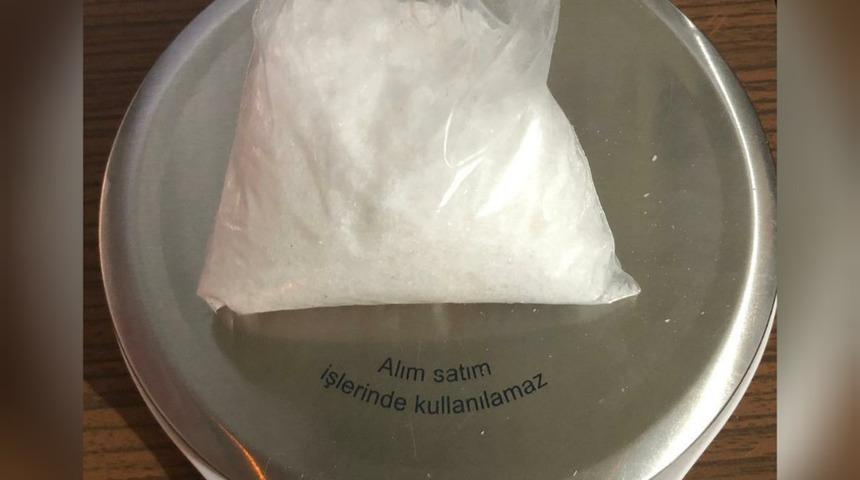 Benzin kapağı i&ccedil;erisinde 92 gram metamfetamin &ccedil;ıktı