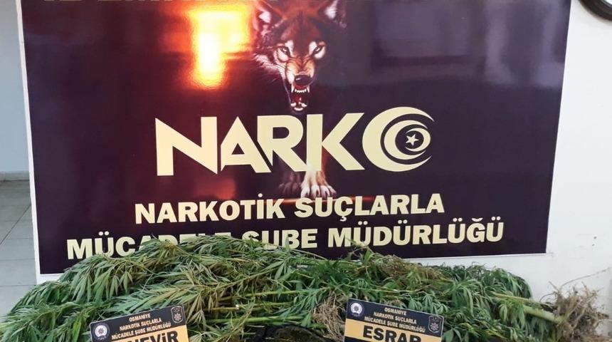 Osmaniye&rsquo;de uyuşturucu operasyonu