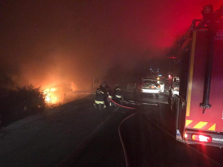 Facianın eşiğinden dönüldü! Araç alev topuna döndü! G3