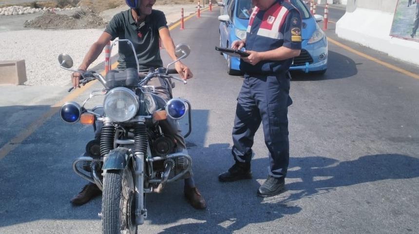 Elazığ&rsquo;da 117 motosiklet denetlendi, 11&rsquo;ine işlem yapıldı