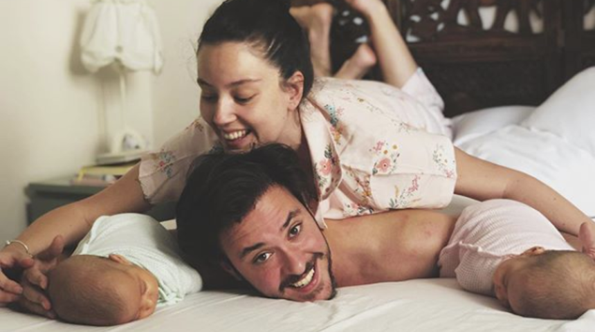 Pelin Akil’den kocasına sert uyarı: Sen artık babasın!