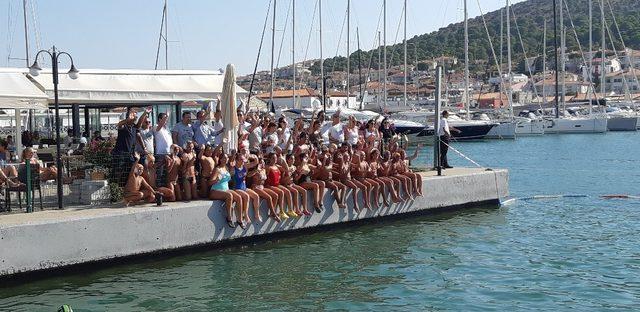 Çeşme Marina’da su topu heyecanı