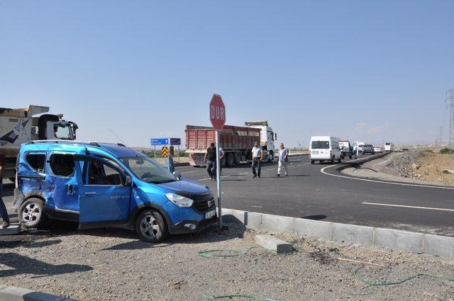 Kars’ta trafik kazası: 2 yaralı