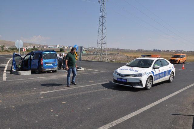 Kars’ta trafik kazası: 2 yaralı