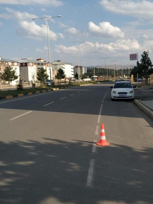 Kars’ta radarla hız denetimi