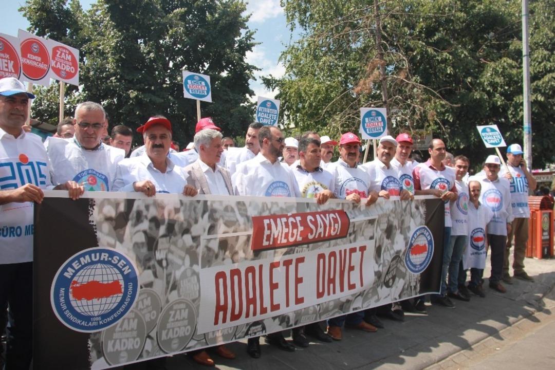 Bing&ouml;l&rsquo;de  &lsquo;Emeğe Saygı Adalete Davet&rsquo; &ccedil;ağrısı