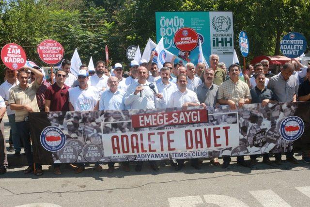 ‘Emeğe Saygı Adalete Davet’ açıklaması yapıldı