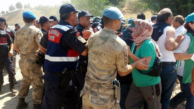 Salihli'de JES eylemine müdahale: 26 gözaltı