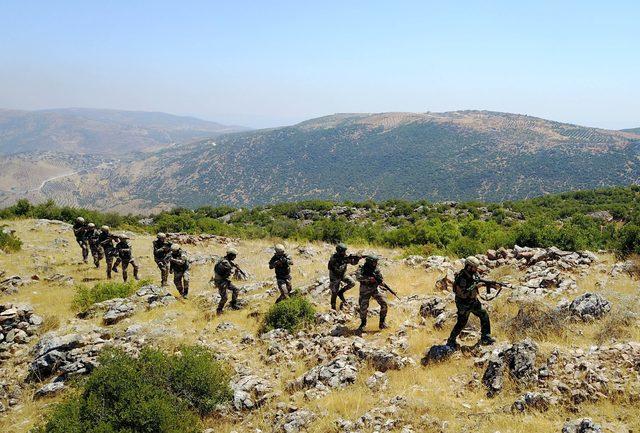 ÖSO askerlerinin tatbikatı gerçeğini aratmadı