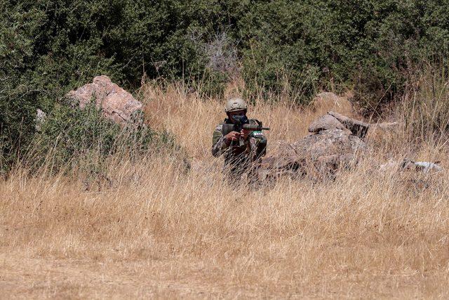 ÖSO askerlerinin tatbikatı gerçeğini aratmadı